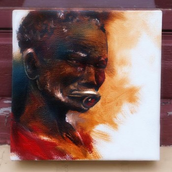 Tattoos - Mini Oil Painting - 6